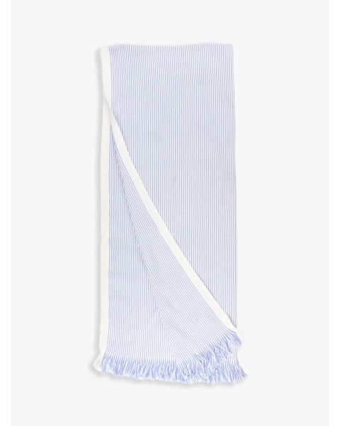 Periwinkle Blue Seersucker Beach Towel - One Size