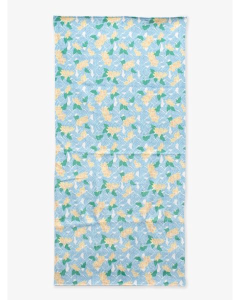 Blooming Basket Printed Beach Towel