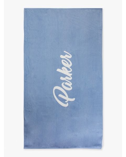 Periwinkle Blue Personalized Beach Towel - 30&quot; x 60&quot;