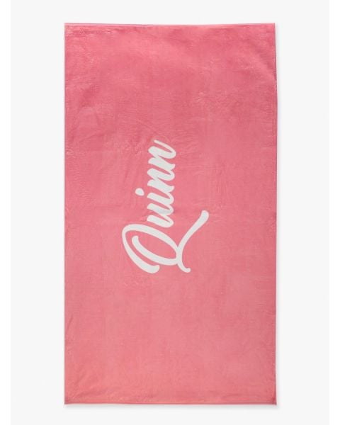 Bubblegum Pink Personalized Beach Towel - 30&quot; x 60&quot;