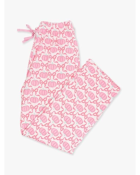 Pink Fairytale Pumpkins Adult Pajama Pants