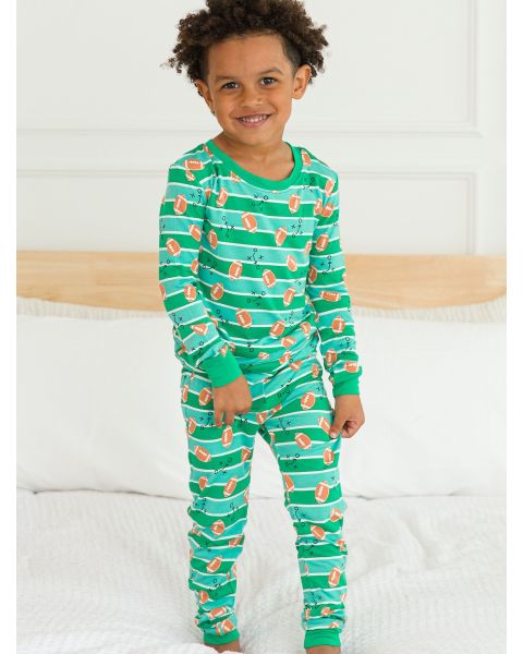 Tackles & Touchdowns Long Sleeve Pajama Set