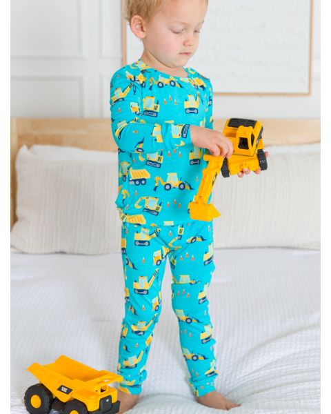 Under Construction Long Sleeve Pajama Set