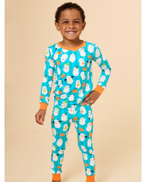 Boo Bash Long Sleeve Pajama Set, Bamboo Viscose