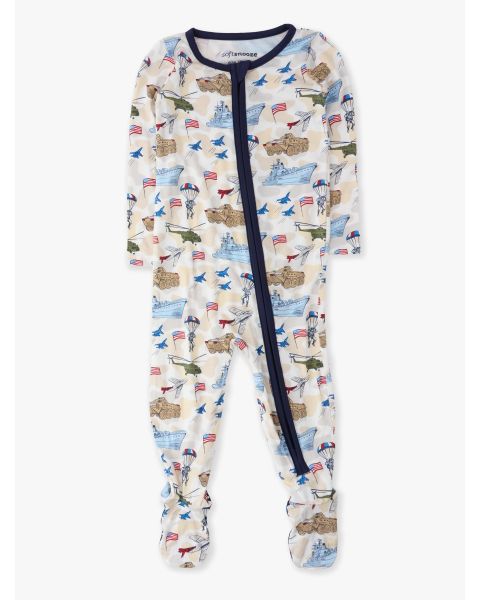 Freedom Camo One Piece Footie Pajamas