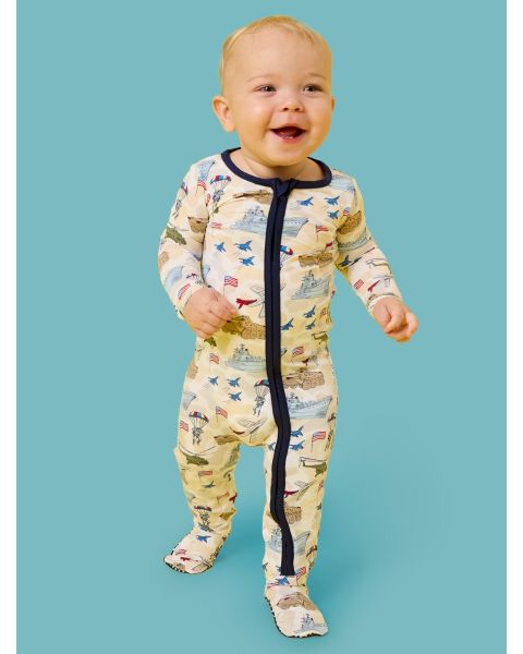 Freedom Camo One Piece Footie Pajamas