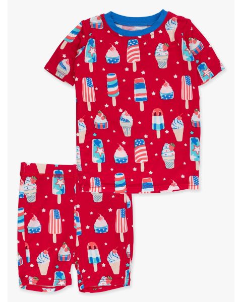 Stars & Scoops Short Sleeve Pajama Set, Bamboo Viscose