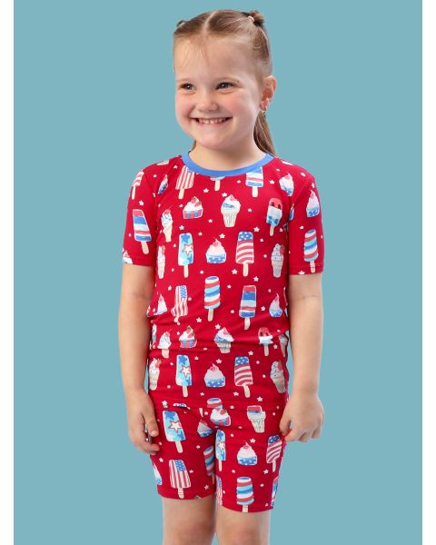 Stars & Scoops Short Sleeve Pajama Set, Bamboo Viscose