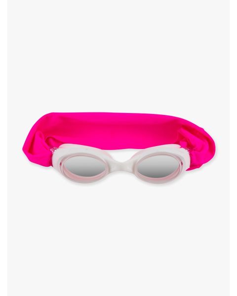 Neon Magenta Swim Goggles