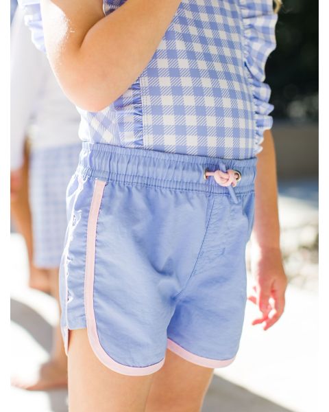 Periwinkle Blue Girls Board Shorts