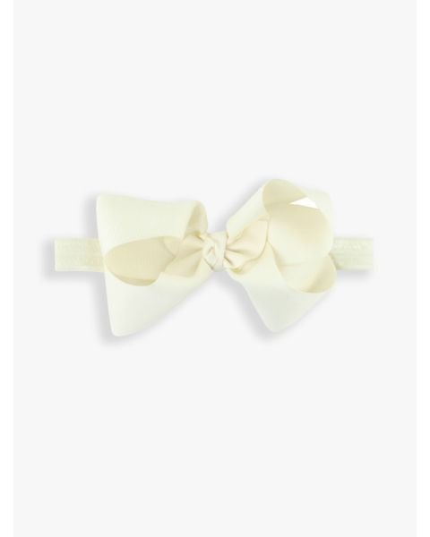 Ivory Bow Headband