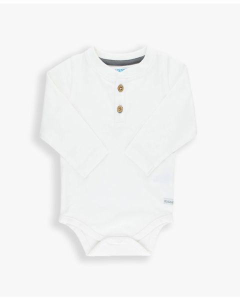 White Henley Bodysuit