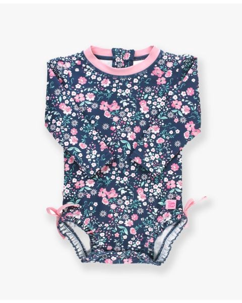 Moonlit Meadow Long Sleeve One Piece Rash Guard