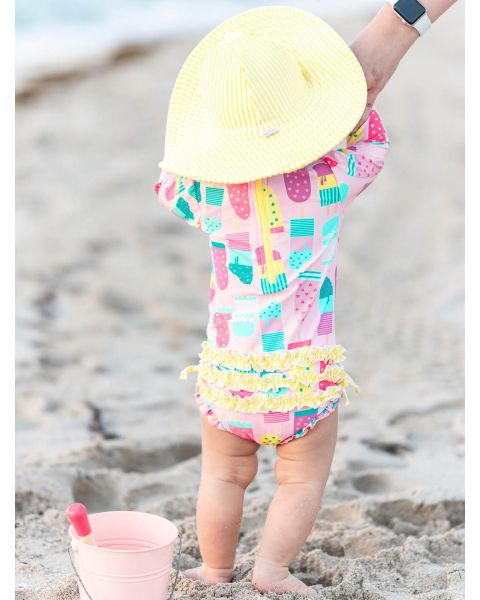 Ice Cream Social Long Sleeve One Piece Rash Guard