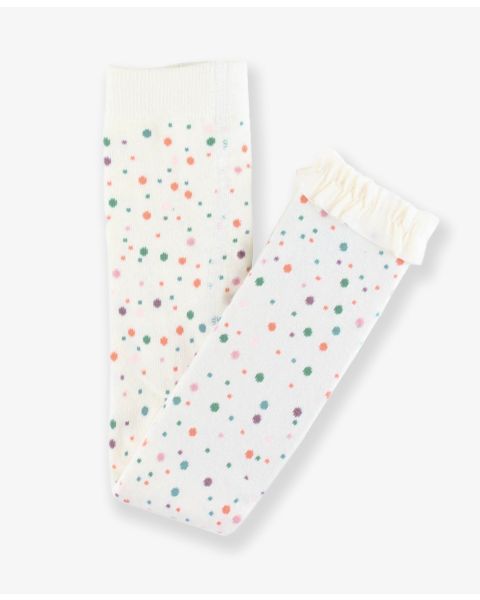 Spotty Dots Patterned Footless Tights