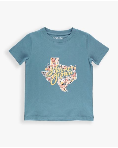 Girls' Dolphin Blue Texas Graphic Tee