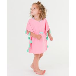 Pink Tassel Kaftan Cover-Up