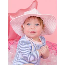 Pink Polka Dot Swim Hat