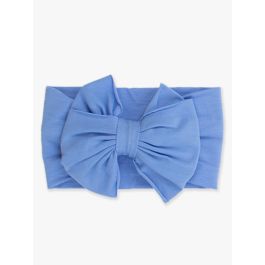 Periwinkle Blue Big Bow Headband