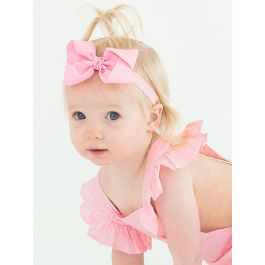 Pink Bow Headband