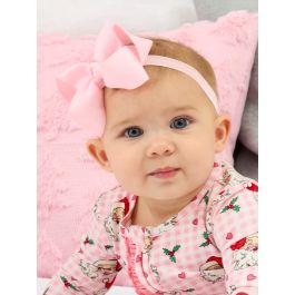 Pink Bow Headband