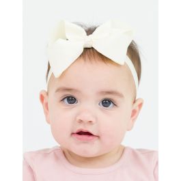 Ivory Bow Headband