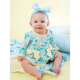 Blue Breeze Swim Bow Headband