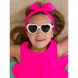 White Heart Shaped Sunglasses