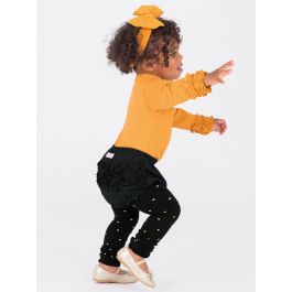 Honey Ruffled Long Sleeve Layering Bodysuit