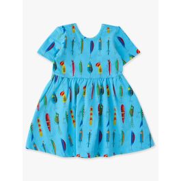 Gone Fishin Knit Short Sleeve Twirl Dress