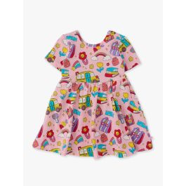 Classroom Cutie Knit Short Sleeve Twirl Dress