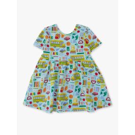 Classroom Crew Knit Short Sleeve Twirl Dress