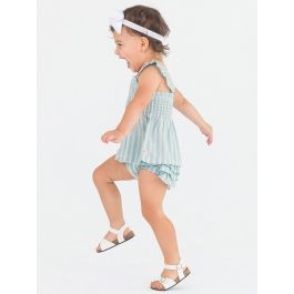 Retro Stripe Wave RuffleButt Bloomer