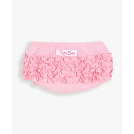 Baby Pink Woven RuffleButt Bloomer