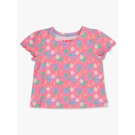 Blueberry Bliss Short Sleeve Scallop Tee