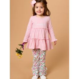 Wildflower Meadow Flare Pants, with Signature Rear Ruffles