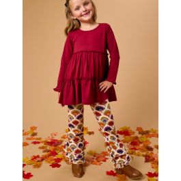 Maple Blossoms Flare Pants