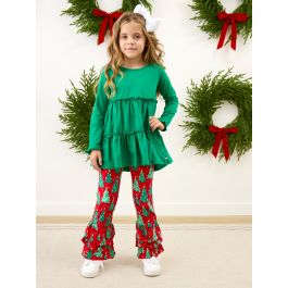 O Christmas Tree Flare Pants