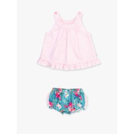 Fancy Me Floral Knit Swing Top and Bloomer Set