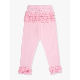 Pink Ruffle Leggings, with Signature Rear Ruffles
