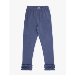 Faux Denim Ruffle Leggings