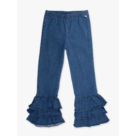 Medium Wash Denim Flare Pants