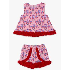 American Sweetheart Cotton Gauze Swing Top and Short Set