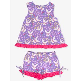Purple Sunny Bunnies Knit Swing Top and Short Set