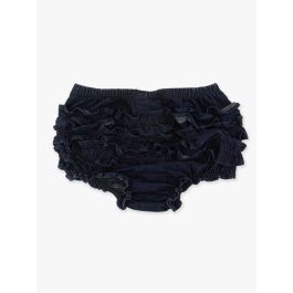 Dark Wash Stretch Denim RuffleButt Bloomer