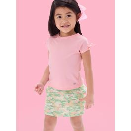 Sage Blossom Camo Active Skort