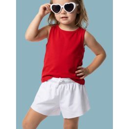 White Active Butterfly Shorts