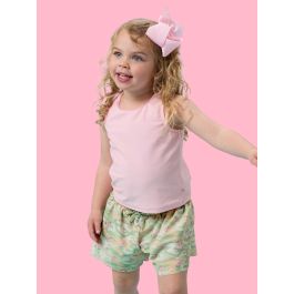 Sage Blossom Camo Active Butterfly Shorts