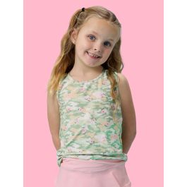 Sage Blossom Camo Active Tank Top