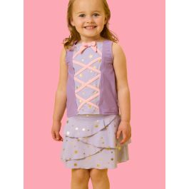 Amethyst Princess Active Princess Tiered Skort